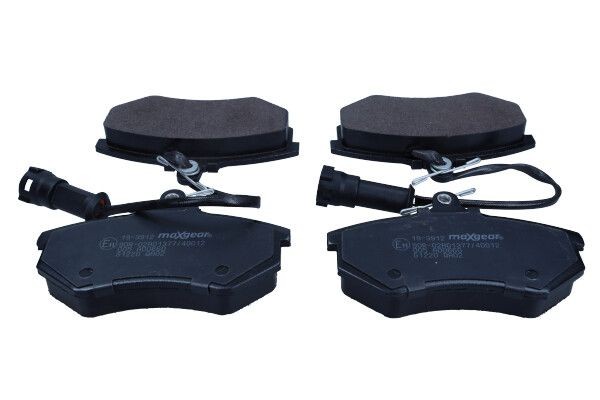 MAXGEAR 19-3912: Bromsbelägg framaxel, Anti-skrik-plåt