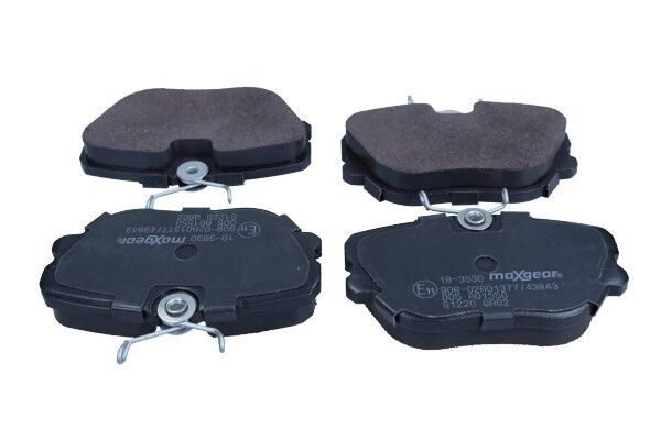 MAXGEAR 19-3930: Piduriklotsid koos lisadega, koos pidurisadula kruvidega