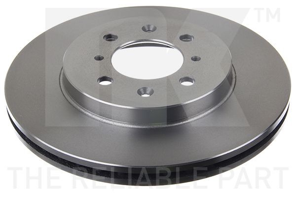 NK 202647: Disc de frână Ř: 258mm, ventilat, Ř: 258mm, uns