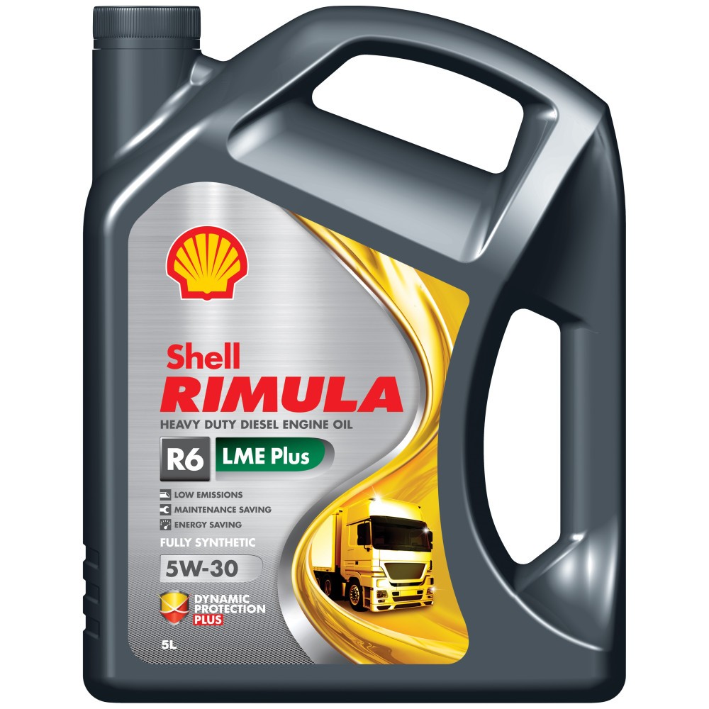 SHELL 550053679: Mootoriõli Rimula R6 LME Plus 5W-30 5l, 5W-30 Rimula, R6 LME Plus