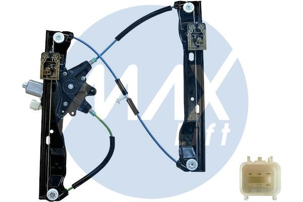 MAX WFD128-L: Mecanism actionare geam fata stanga, electric, cu motor electric