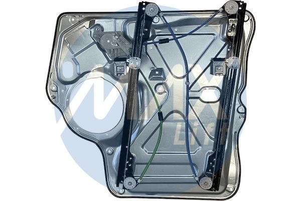 MAX WVW157-L: Lève-vitre avant gauche, électrique, sans moteur électrique, avec plaque de dévissage