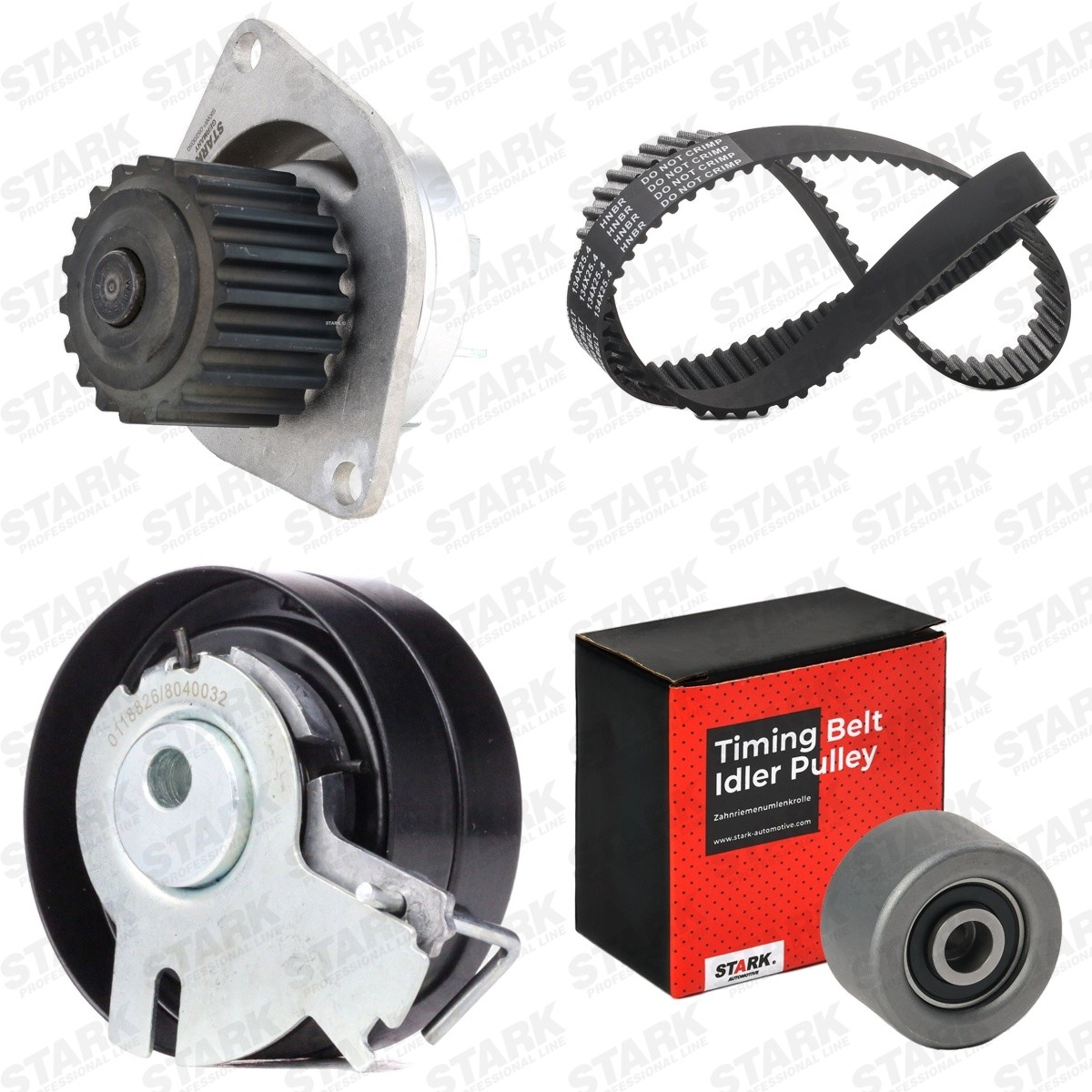 STARK SKWPT-0750545: Distributieriem set + waterpomp Aantal tanden: 134, Excl schroefset