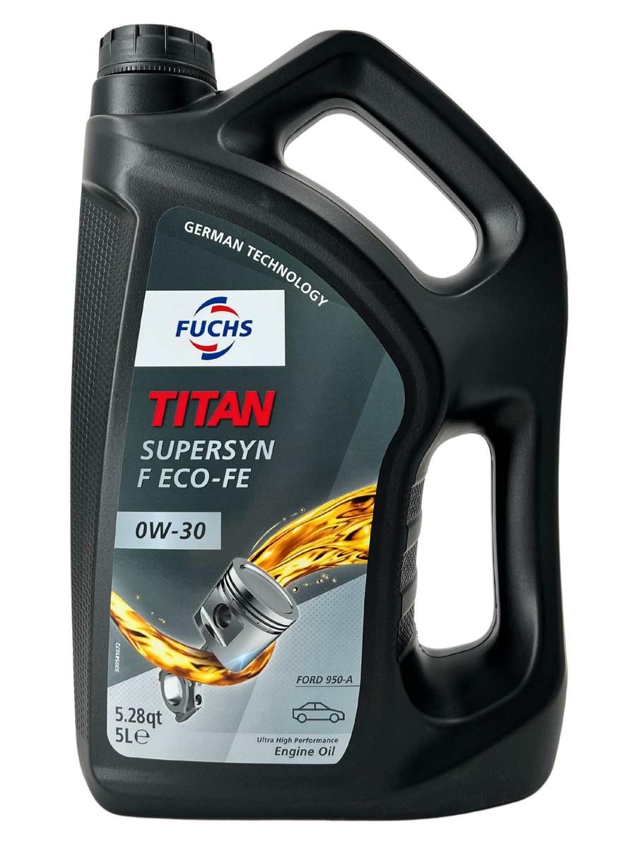 FUCHS 601204517: Mootoriõli 5l, 0W-30 TITAN, Supersyn F ECO-FE