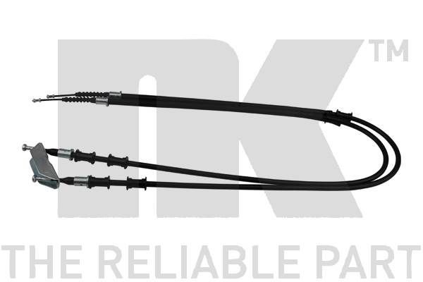 NK 903691: Cablu, frana de parcare 2x1455/1226mm, 2x1455/1226mm