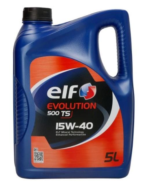 ELF 2216269: Mootoriõli 5l, 15W-40 Evolution, 500 TS