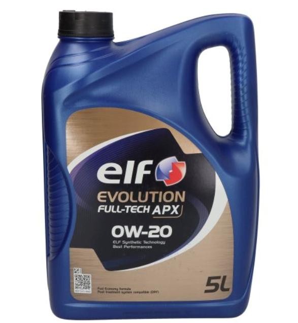 ELF 2214238: Mootoriõli 5l, 0W-20 Evolution, Full-Tech APX