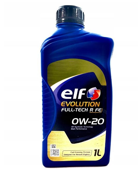 ELF 2225622: Mootoriõli 1l, 0W-20 Evolution, Full-Tech R FE