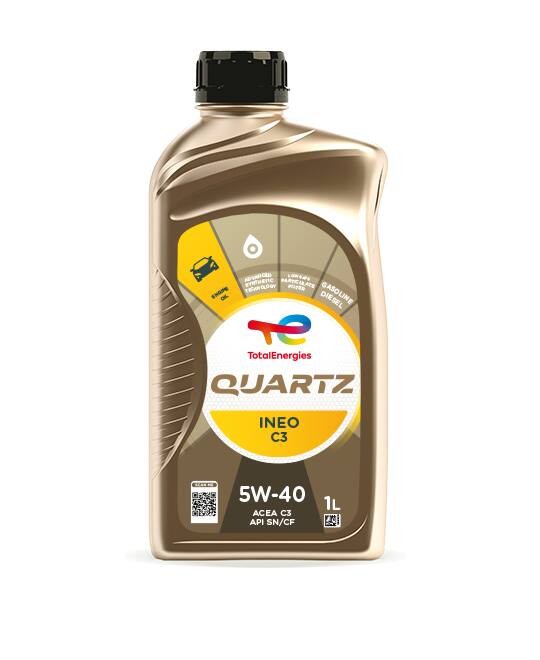 TotalEnergies 2213789: Mootoriõli 1l, 5W-40 Quartz, Ineo C3