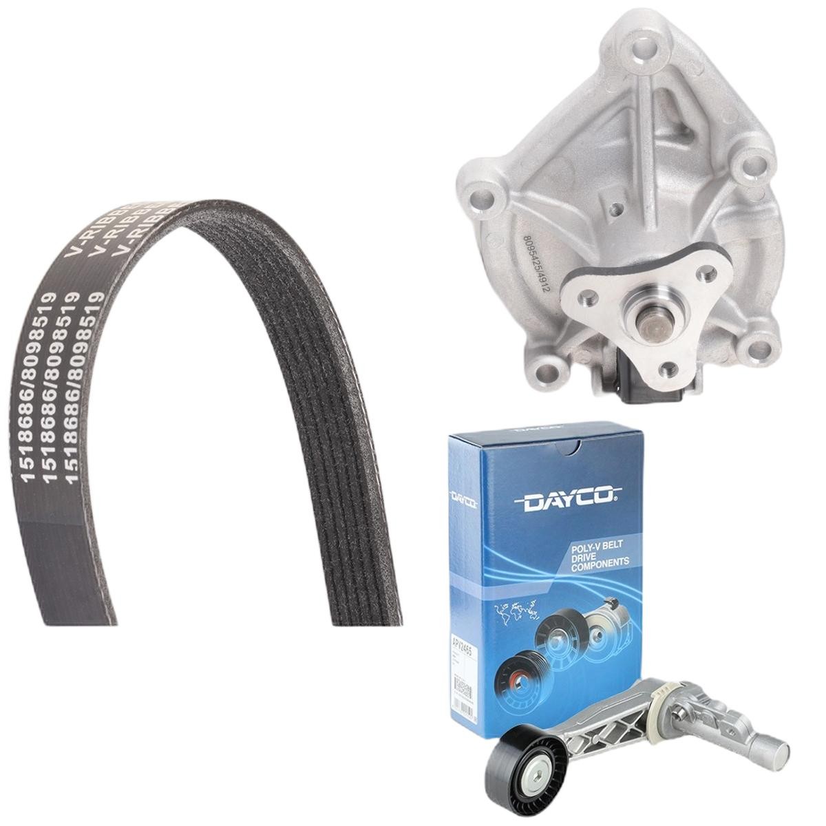 RIDEX 4172P0104: Vannpumpe + kileremsett