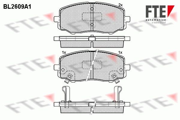 FTE 9010856: Bremseklosser framaksel