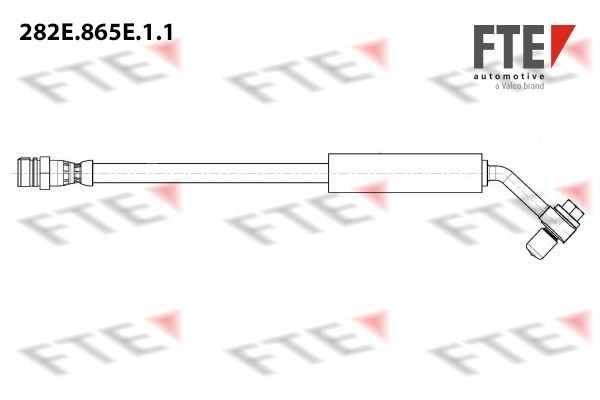 FTE 9240449: Pidurivoolik 282mm, ilma õõneskruvita, koos kaitsevoolikuga