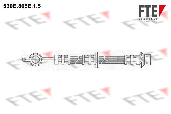 FTE 9240758: Bremžu šļūtene 530mm
