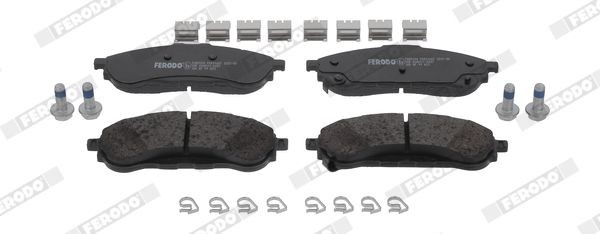FERODO FDB5390: Plaquettes de frein PREMIER ECO FRICTION avec accessoires, avec vis d'étrier de frein