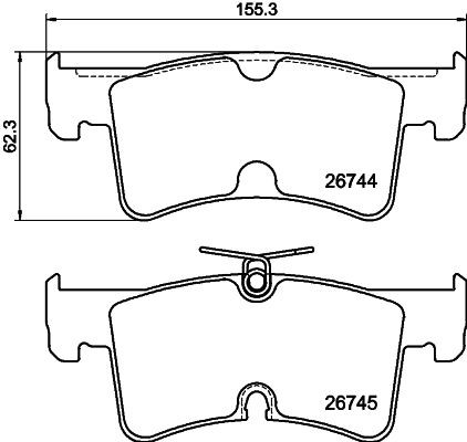 MINTEX MDB4339: Piduriklotsid