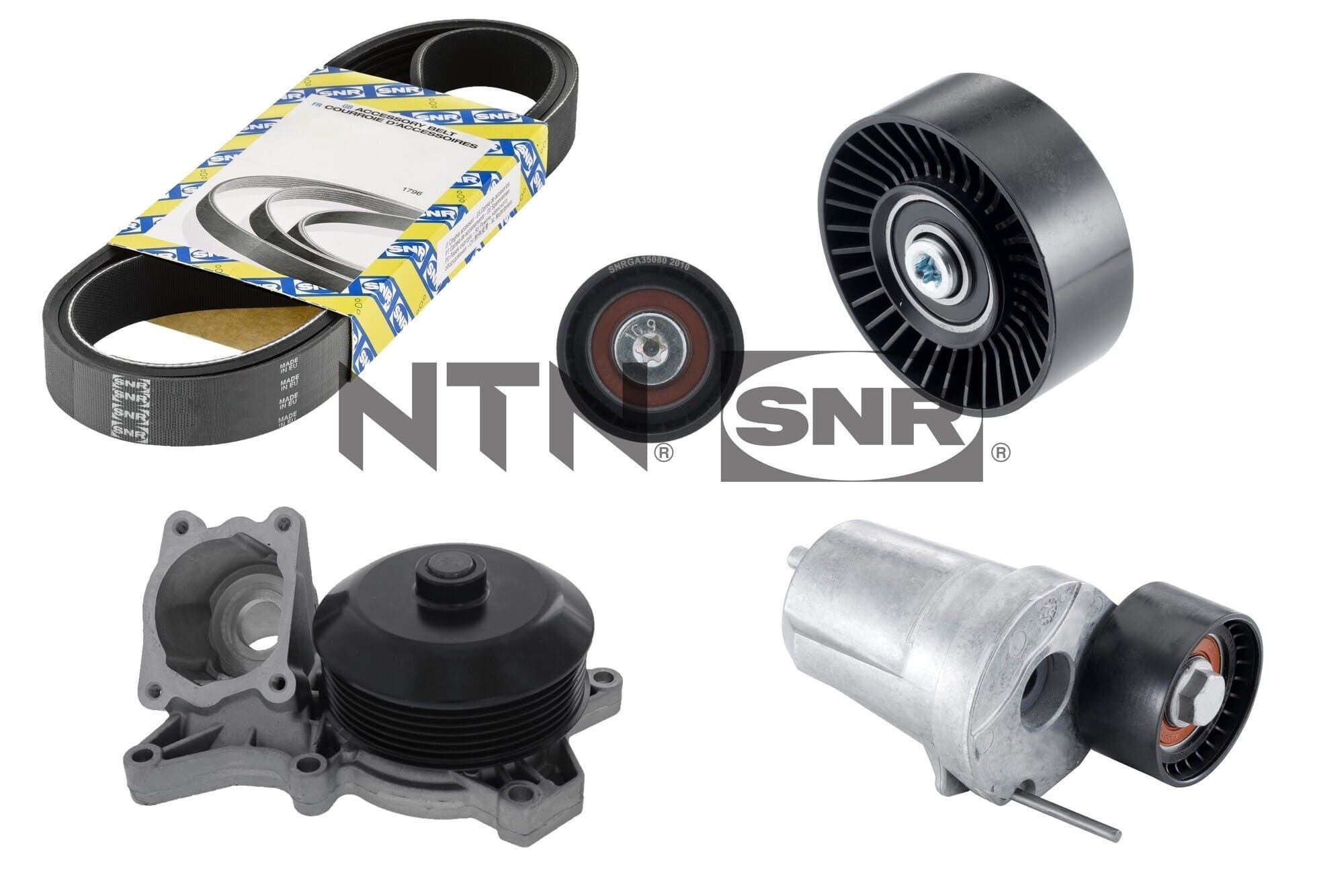 SNR KAP850.020: Pompa acqua + Kit cinghia Poly V