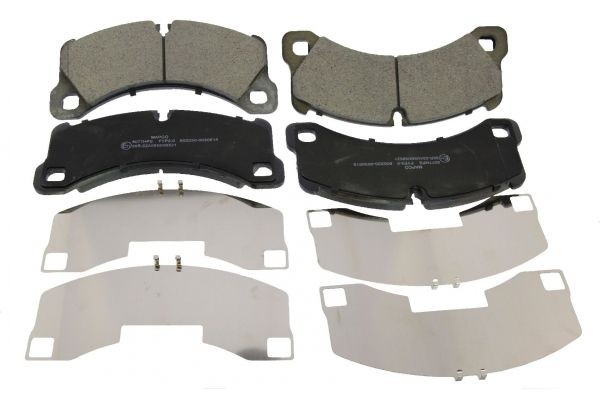 MAPCO 6077HPS: Plaquettes de frein Essieu avant, avec accessoires