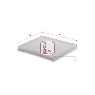 SOFIMA S 3557 C: Filtrs, Salona telpas gaiss Filtra patrona