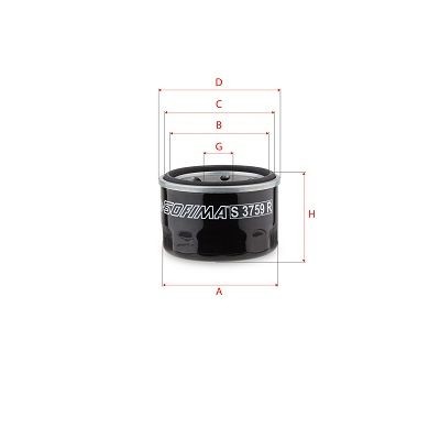 SOFIMA S 3759 R: Filtre à huile