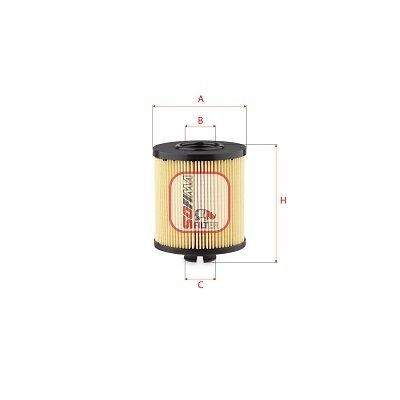 SOFIMA S 5283 PE: Alyvos filtras