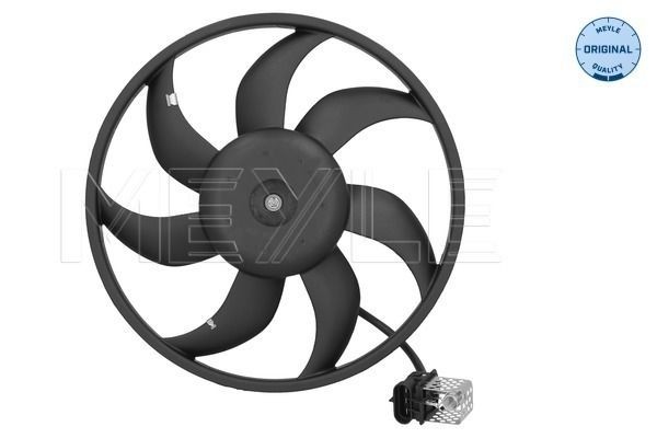 MEYLE 614 236 0017: Motoventilateur MEYLE-ORIGINAL: True to OE. 386mm, sans cadre du véntilateur du radiateur (encadrement)