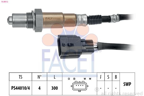 FACET 10.8612: Lambda andur Made in Italy - OE Equivalent