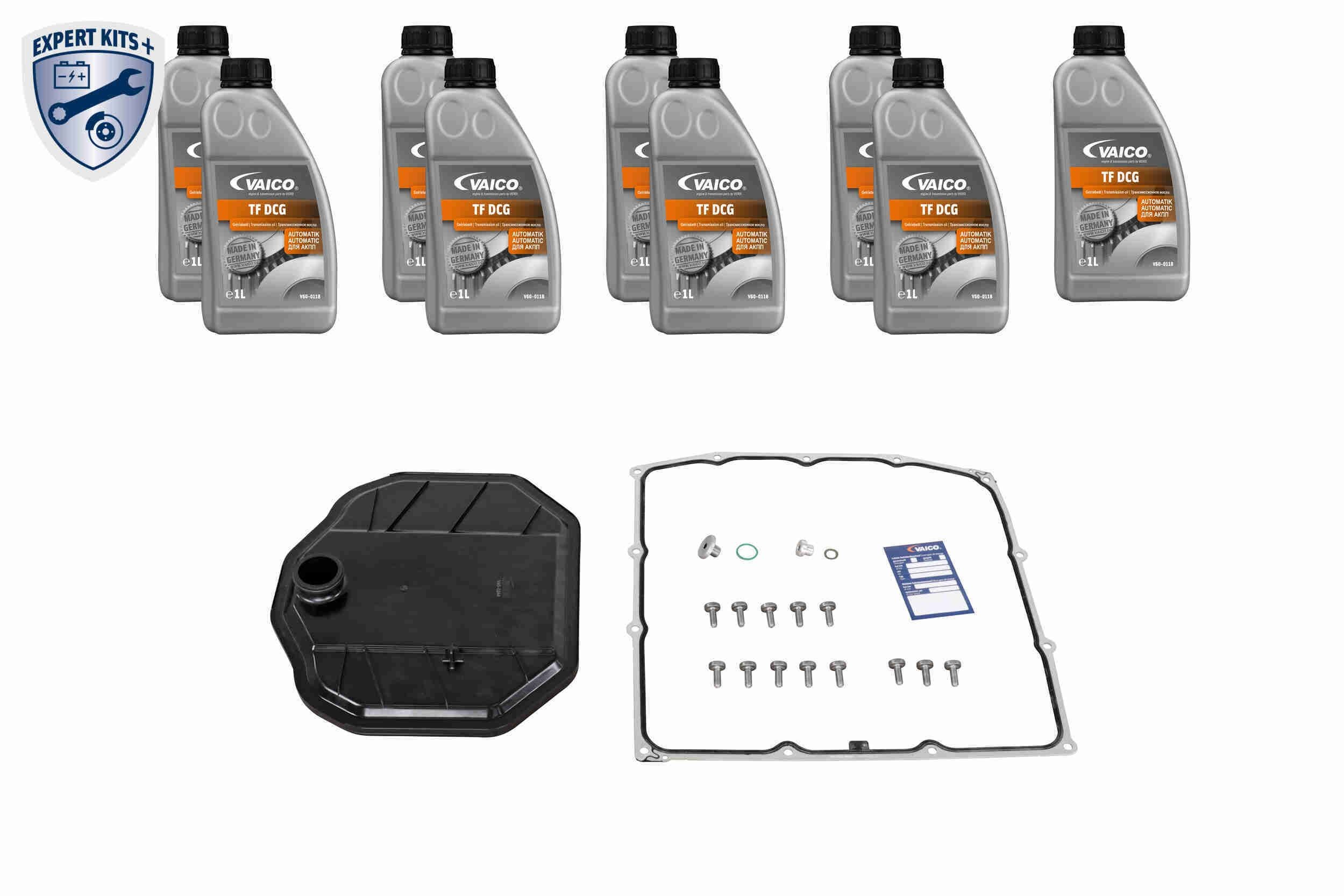 VAICO V45-0269: Kit schimb ulei cutie automată EXPERT KITS + cu inel etansare, cu garnitura baie ulei, cu set suruburi, cu cantitate de ulei pentru schimb de ulei standard