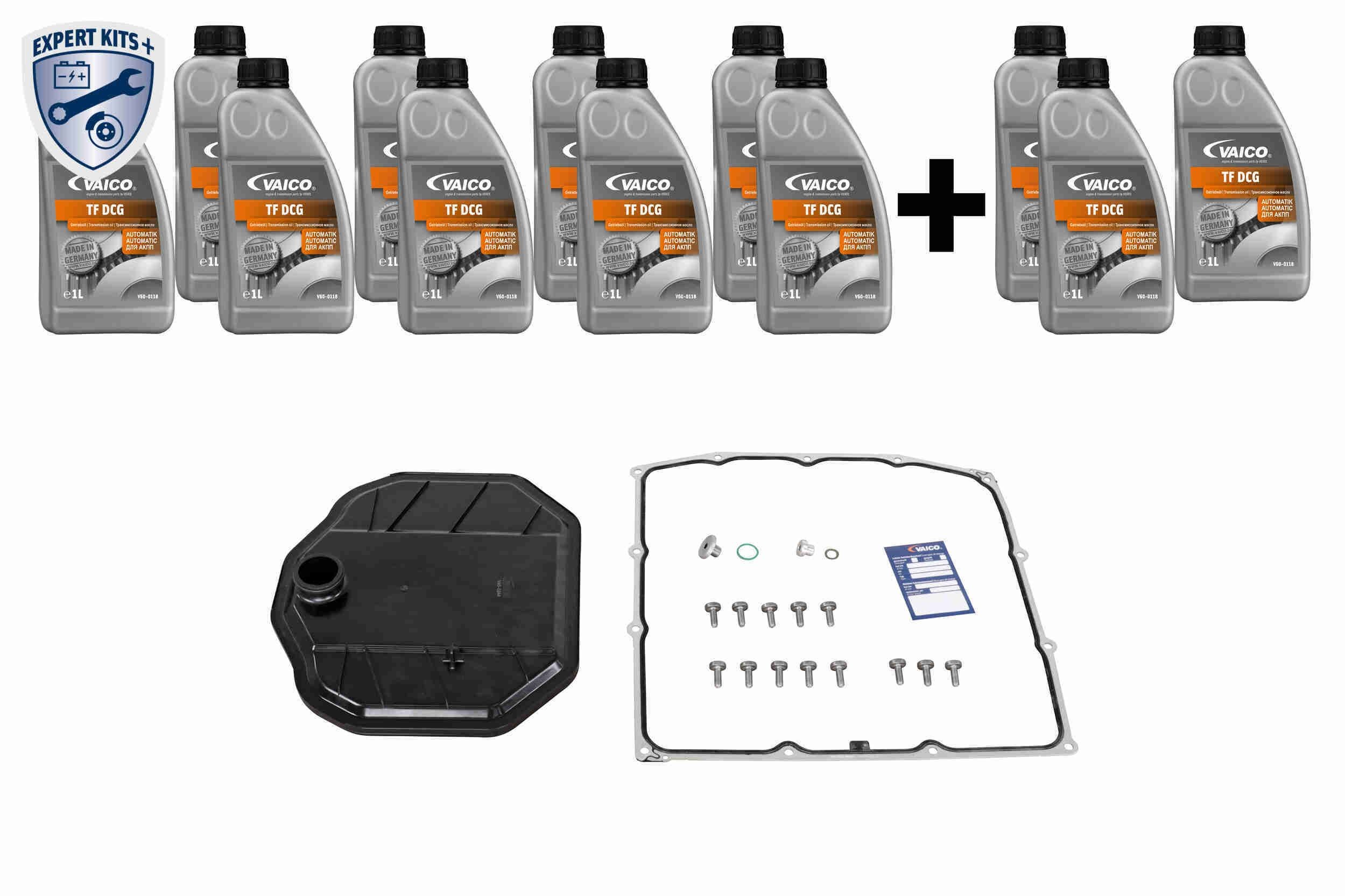 VAICO V45-0269-XXL: Kit schimb ulei cutie automată EXPERT KITS + cu inel etansare, cu garnitura baie ulei, cu set suruburi, cu cantitate de ulei pentru spălare cu ulei