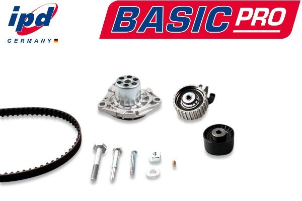 HEPU K62143: Pompă apă + kit distribuție IPD BASIC-PRO dinti: 194, Latime: 24mm
