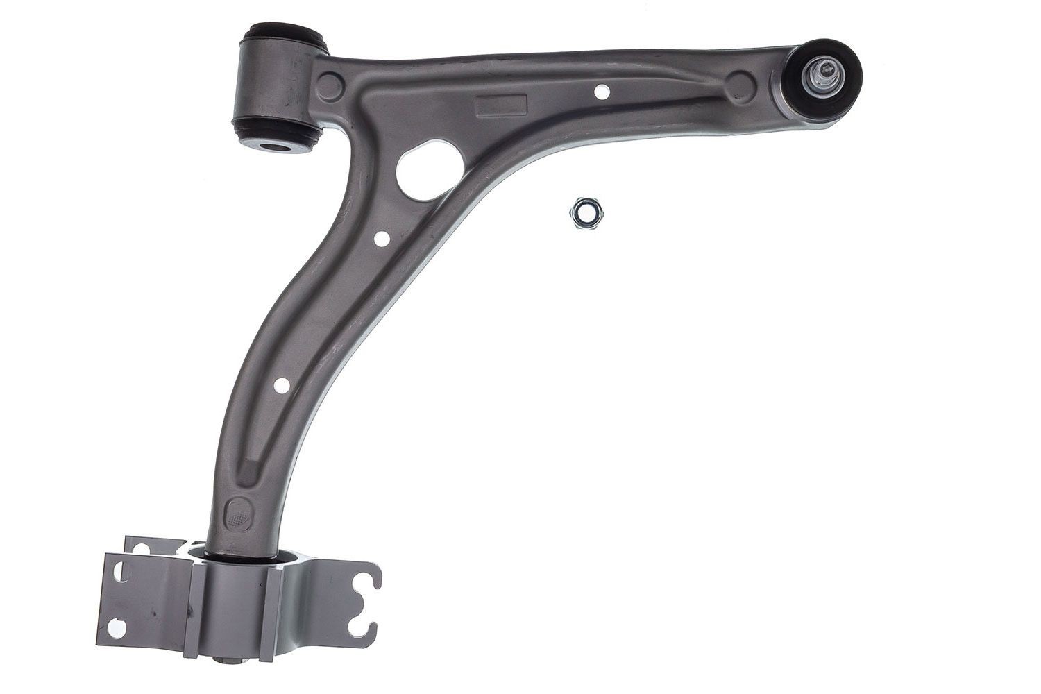 DENCKERMANN D120725: Bras de suspension Essieu avant droit, inférieur, Aluminium, avec roulement