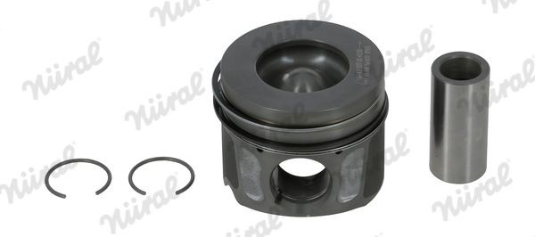 NÜRAL 87-439107-10: Pistón EcoTough ® con canal de refrigeración, con soporte segmento pistón, Biela trapecial