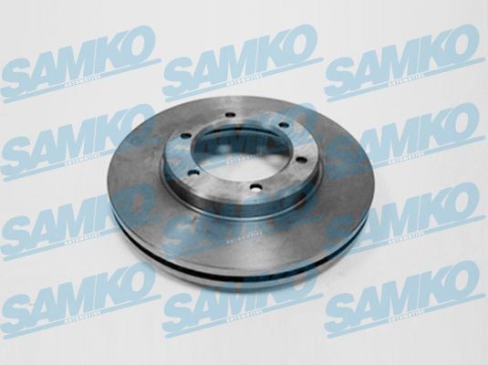 SAMKO V2025VR: Bromsskiva TOTAL COATED Ø: 276mm, ventilerad invändigt, Ø: 276mm, belagd