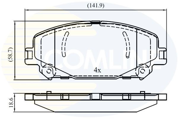 COMLINE CBP03493: Piduriklotsid