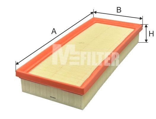 MFILTER K 7187: Õhufilter