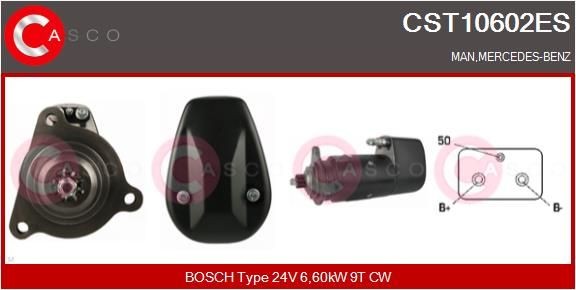 CASCO CMK72004KS: Asennussarja, turboahdin