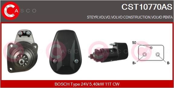 CASCO CPV72004KS: Säätöventtiili, ahtopaine