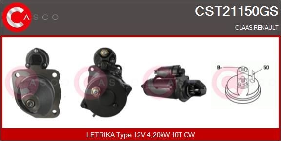 CASCO CTK71003KS: Set de reparatie, turbo