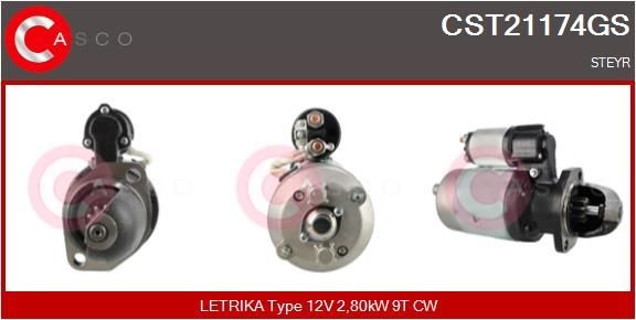 CASCO CTK73007KS: Rep.sats, överladdare