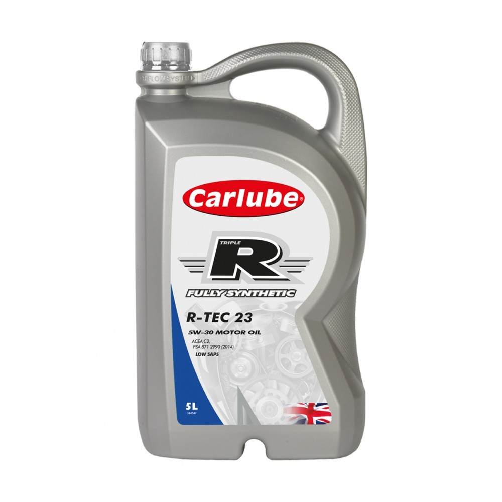 CARLUBE Tetrosyl KBY005: Λάδι κινητήρα Carlube Triple R 5W-30 C2/C3 SPO ORO NEX R-Tec 23 5l, 5W-30 Triple R, R-Tec 23
