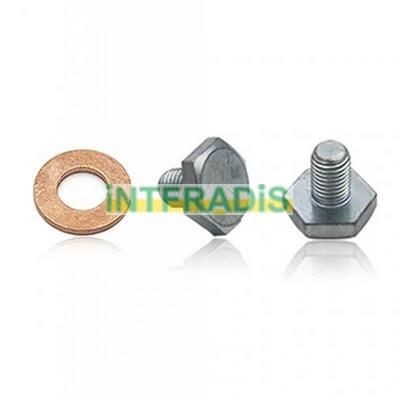 INTFRADIS 404BL: Tapón roscado, colector de aceite M10X1.25, con retén para ejes