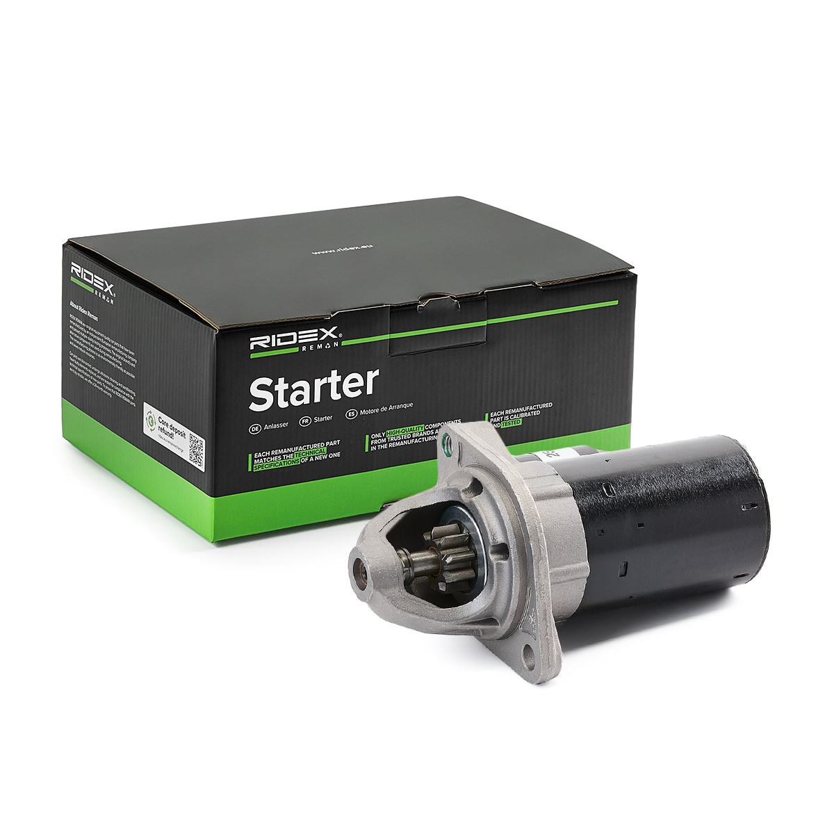 RIDEX REMAN 2S0060R: Starter 1,1kW