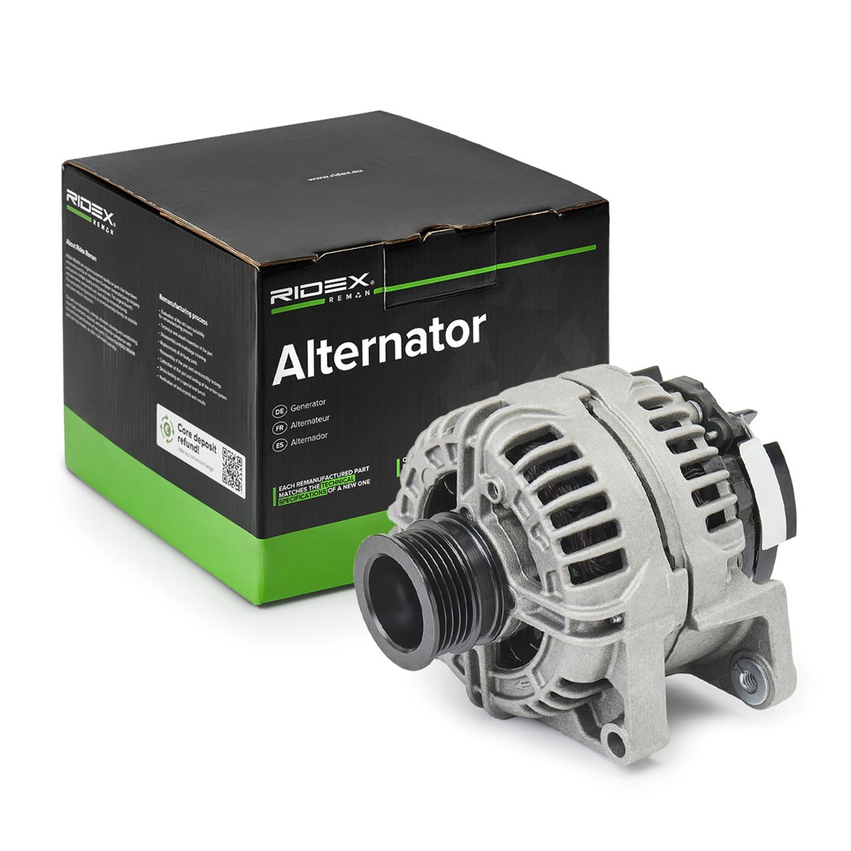 RIDEX REMAN 4G0657R: Laturi 100A