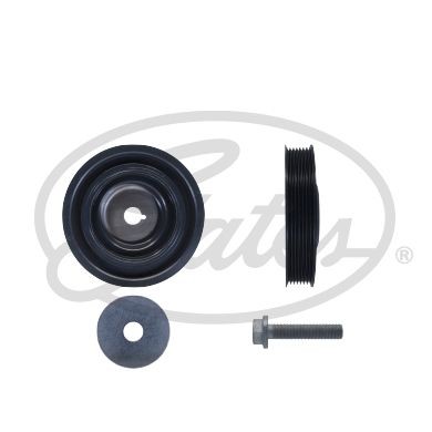 GATES TVD1195A: Fulie curea, arbore cotit DriveAlign™ cu acceasorii, cu amortizare