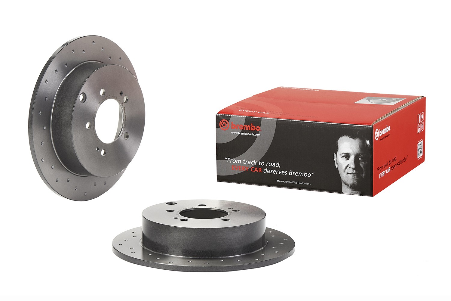 BREMBO 08.A755.1X: Piduriketas XTRA LINE - Xtra Ø: 302mm, täis, perforeeritud, Ø: 302mm, kaetud