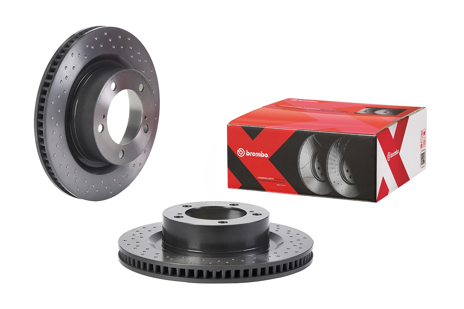 BREMBO 09.C500.1X: Bremžu diski XTRA LINE - Xtra Ø: 355mm, ar caurumiem/iekš. vent., Ø: 355mm, pārklāts