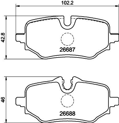 MINTEX MDB3529: Piduriklotsid koos lisadega, koos pidurisadula kruvidega