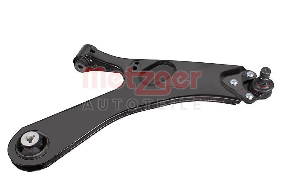 METZGER 58166702: Brat, suspensie roata GREENPARTS Axa fata dreapta, partea de jos, cu bucsa de cauciuc, cu articulatie de sarcina/ghidare