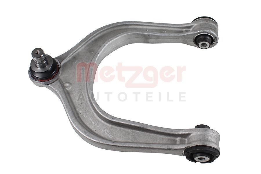 METZGER 58170001: Brat, suspensie roata GREENPARTS Axa fata stanga, deasupra, cu bucsa de cauciuc, cu articulatie de sarcina/ghidare