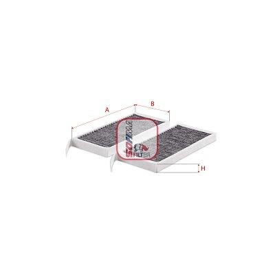 SOFIMA S 4417 CA: Filtre d'habitacle Cartouche filtrante