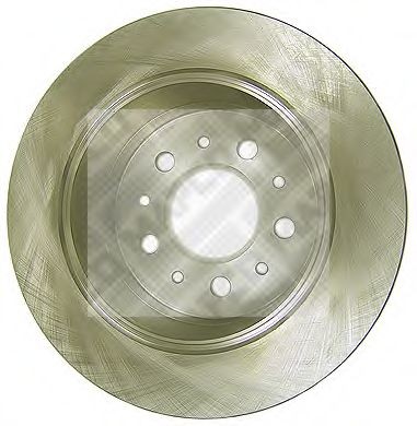 MAPCO 15416: Piduriketas Tagasild, Ø: 280mm, täis, Ø: 280mm